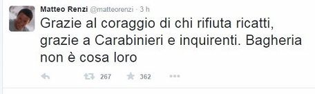 tweet renzi